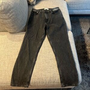 Abercrombie high rise mom jeans— curve love